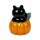 Bálsamo labial gato e abóbora Spooky 