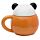 Caneca de cerâmica com tampas de animais - Adoramals Panda