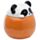 Caneca de cerâmica com tampas de animais - Adoramals Panda