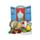 Íman de praia para lembrança Janelas com persianas e com vinho