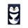 Bloco de notas flip Adoramals Pinguim 
