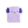 Bloco de notas A5 em pelúcia com bolsa e mini bloco de notas Adoramals Maddie o Axolote