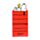Bloco de notas flip  Peanuts Snoopy & Woodstock 