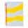 Caderno A5 de silicone com adornos Peanuts Snoopy & Woodstock 