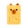 Bloco de notas em pelúcia com bolsa e mini bloco de notas Capivara e pintinho