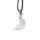 Pedra preciosa curativa Mini pendente de cura em forma de lua