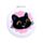 Espelho Compacto - Lucky o Gato preto da sorte