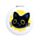 Espelho Compacto - Lucky o Gato preto da sorte