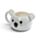 Caneca de Asa Moldada Adoramals - Cabeça de Coala