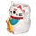 Caneca Gato Chinês da Sorte Maneki Neko Branco