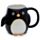 Caneca Cerâmica com asa moldada - Pinguim