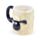 Caneca de cerâmica em forma de Shaun a ovelha
