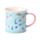 Caneca Porcelana de bordo fino Unicórnio Mágico