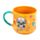 Caneca grande de porcelana - Dia dos mortos