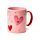 Caneca de Porcelana Amore Hearts Coração