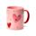 Caneca de Porcelana Amore Hearts Coração