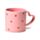 Caneca de Porcelana asa com forma de coração Amore Heart