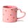Caneca de Porcelana asa com forma de coração Amore Heart