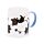 Caneca de Porcelana Lucky o Gato Preto da sorte