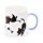 Caneca de Porcelana Lucky o Gato Preto da sorte