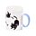 Caneca de Porcelana Lucky o Gato Preto da sorte