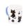 Caneca de Porcelana Lucky o Gato Preto da sorte