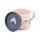 Conjunto de caneca e tampa com base para copos Pusheen the Cat Sushi Lover