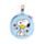 Set de 5 peças de manicure estojo redondo Peanuts Snoopy & Woodstock 