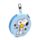 Set de 5 peças de manicure estojo redondo Peanuts Snoopy & Woodstock 