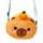 Bolsa de tiracolo em pelúcia Duke o Capivara Adoramals 