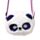 Bolsa de tiracolo em pelúcia Susu o Panda Adoramals