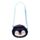 Bolsa de tiracolo em pelúcia Nico o Pinguim