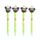 Caneta apagável Set de 4 com topo de silicone Kawaii Shaun a ovelha