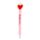 Caneta apagável Inkredible com topo PVC Amore Heart Coração
