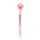 Caneta apagável Inkredible com topo PVC Amore Heart Coração