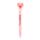 Caneta apagável Inkredible com topo PVC Amore Heart Coração