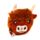 Porta-moedas mini Highland Coo