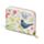 Carteira pequena com fecho de correr Jan Pashley Wings & Wildflowers