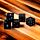 Dados Negros com caveiras - Pack de 5