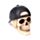 Caveira com boné