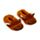 Pantufas antiderrapantes de pelúcia, tamanho 39-41 Highland Coo Cow