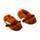 Pantufa antiderrapantes de pelúcia, tamanho 36-38 Highland Coo Cow