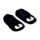 Pantufas antiderrapantes de pelúcia, tamanho 39-41 Adoramals Pinguim