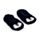 Pantufa antiderrapantes de pelúcia, tamanho 36-38 Adoramals Pinguim
