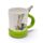 Caneca de cerâmica jardim com Asa em forma de Mangueira