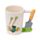 Caneca de Cerâmica Jardím com Asa em forma de pá