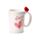 Caneca com Asa Moldada - Amore Hearts Coração