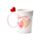 Caneca com Asa Moldada - Amore Hearts Coração