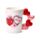 Caneca com Asa Moldada - J'Adoramals Heart Coração XOXO