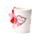 Caneca com Asa Moldada - J'Adoramals Heart Coração XOXO